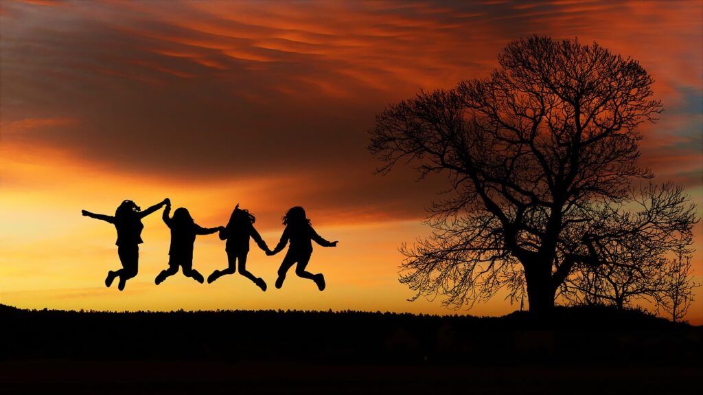 sunset-girls-jumps-4475641 sunset, girls, jumps-4475641.jpg